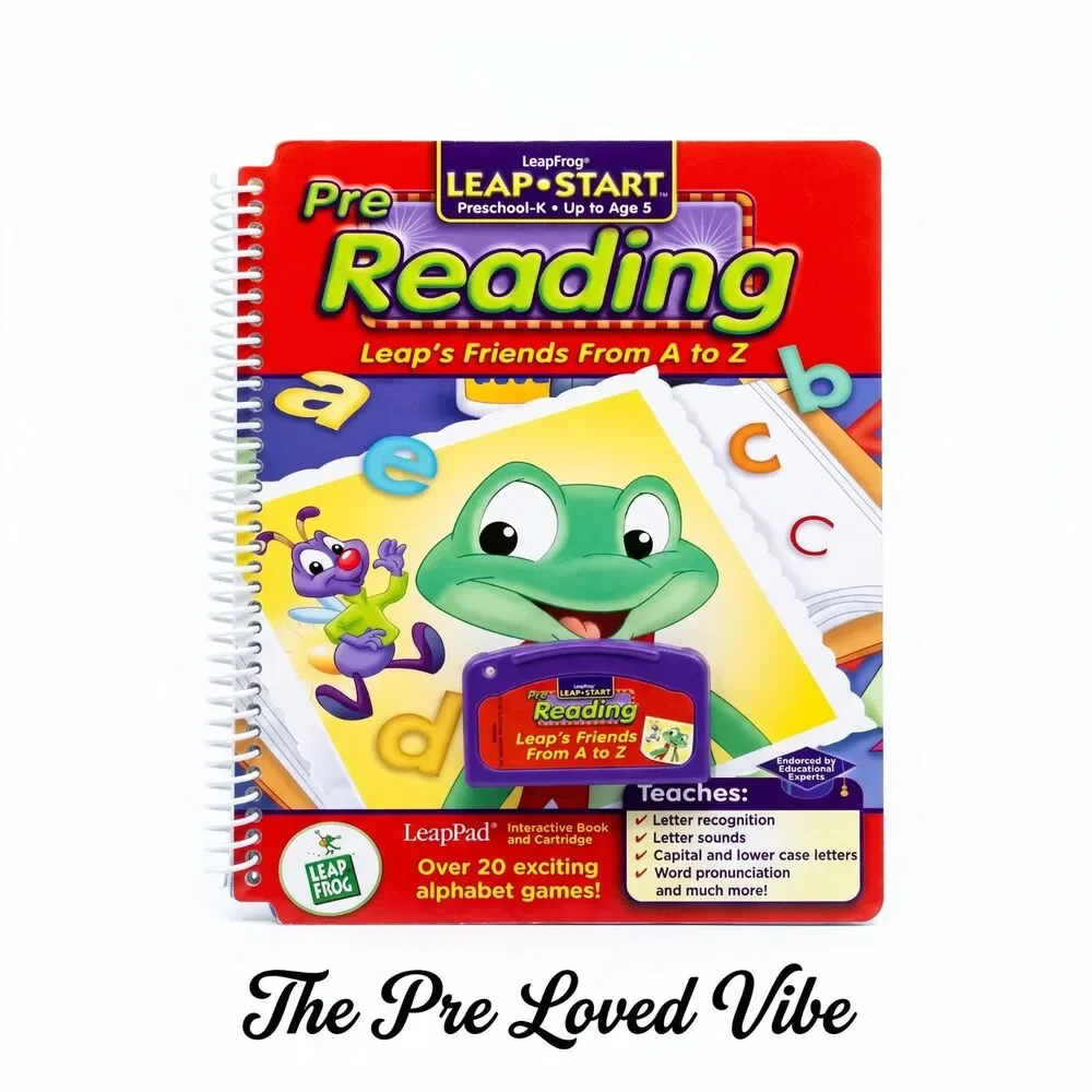 Leap Frog Leapstart Pre Read BOOK CARTRIDGE Leaps Friends from A to Z